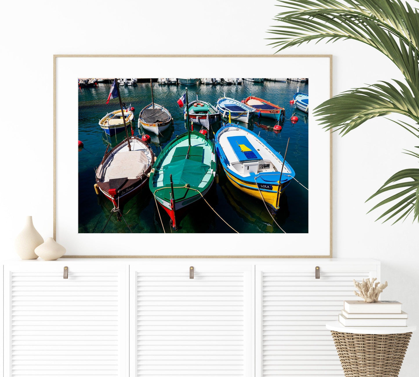 Port de Nice France Marina Print III | French Riviera Photography Print - Departures Print Shop