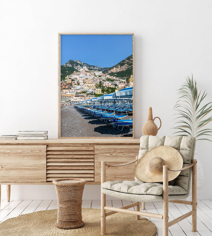 Positano Beaches Amalfi Coast Italy Photography - Departures Print Shop