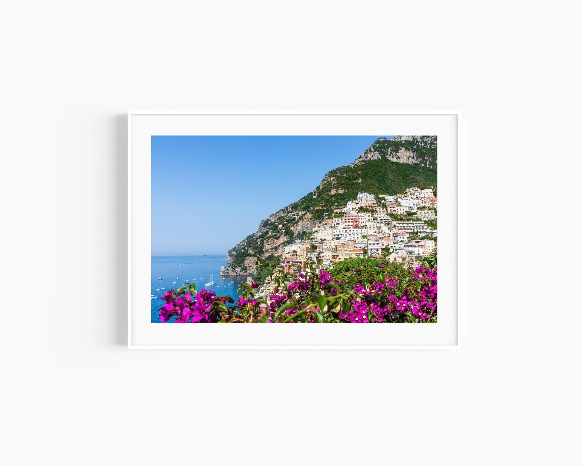 Positano Bougainvillea II | Amalfi Coast Italy Photography - Departures Print Shop