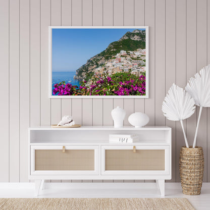 Positano Bougainvillea II | Amalfi Coast Italy Photography - Departures Print Shop