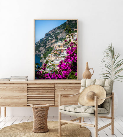 Positano Bougainvillea III | Amalfi Coast Italy Photography - Departures Print Shop