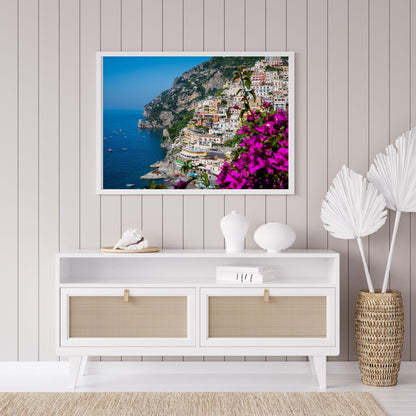 Positano Bougainvillea | Amalfi Coast Italy Photography - Departures Print Shop