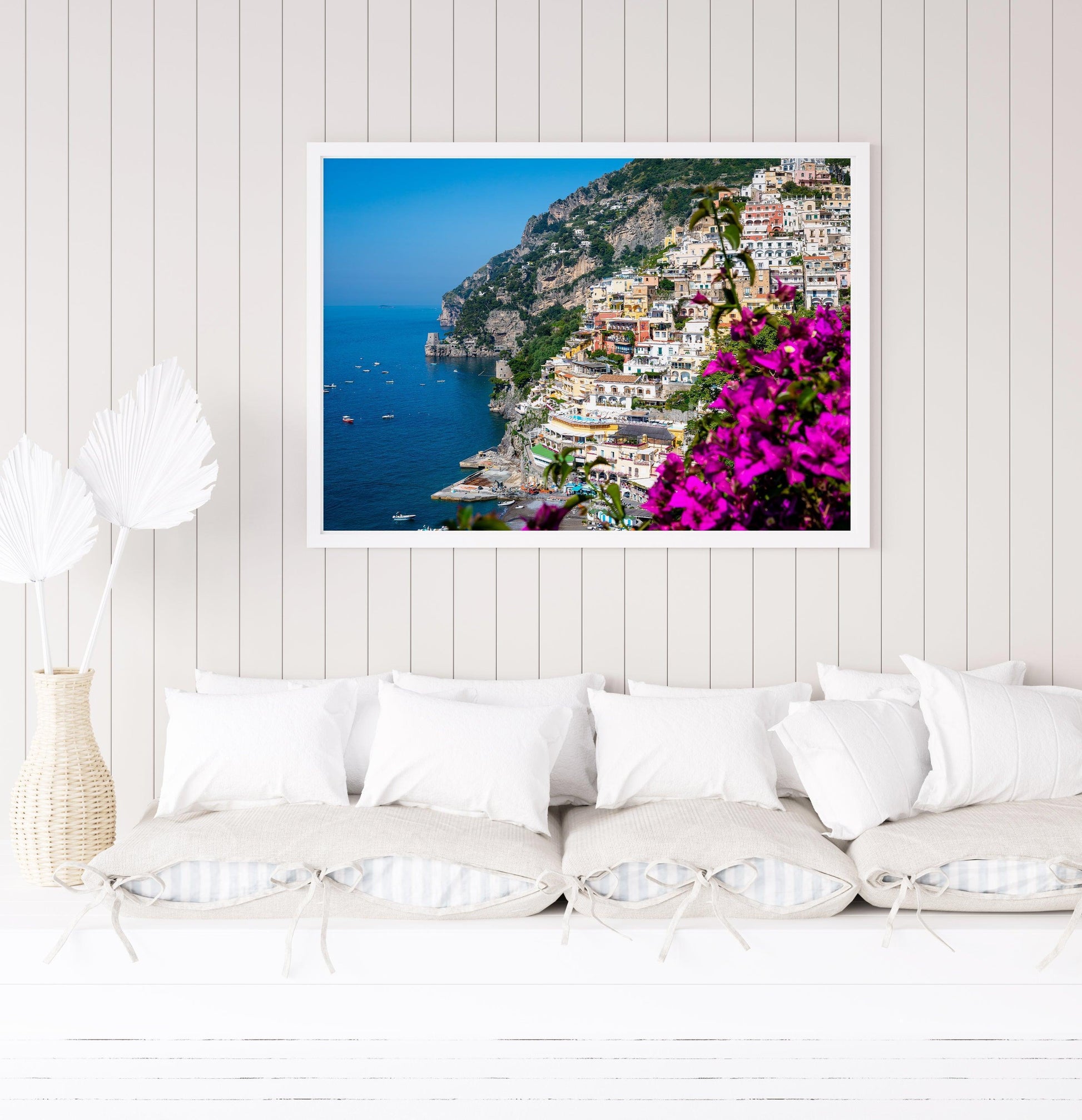 Positano Bougainvillea | Amalfi Coast Italy Photography - Departures Print Shop