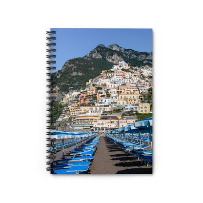 Positano Italy Spiral Notebook - Departures Print Shop