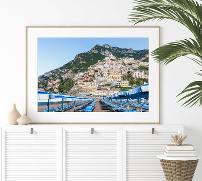 Positano Skyline | Amalfi Coast Italy Photography - Departures Print Shop