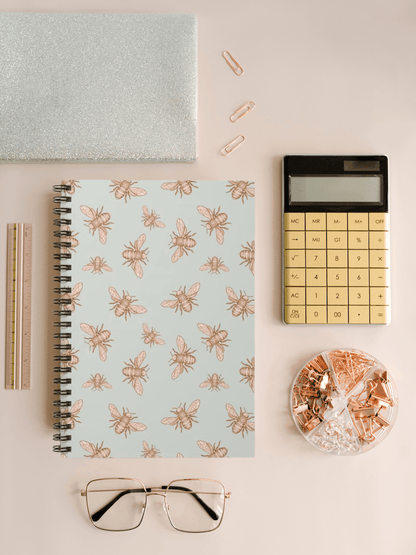 Queen Bee Spiral Notebook - Departures Print Shop