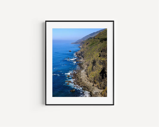 Ragged Point Coastal Cliffs Print - Departures Print Shop