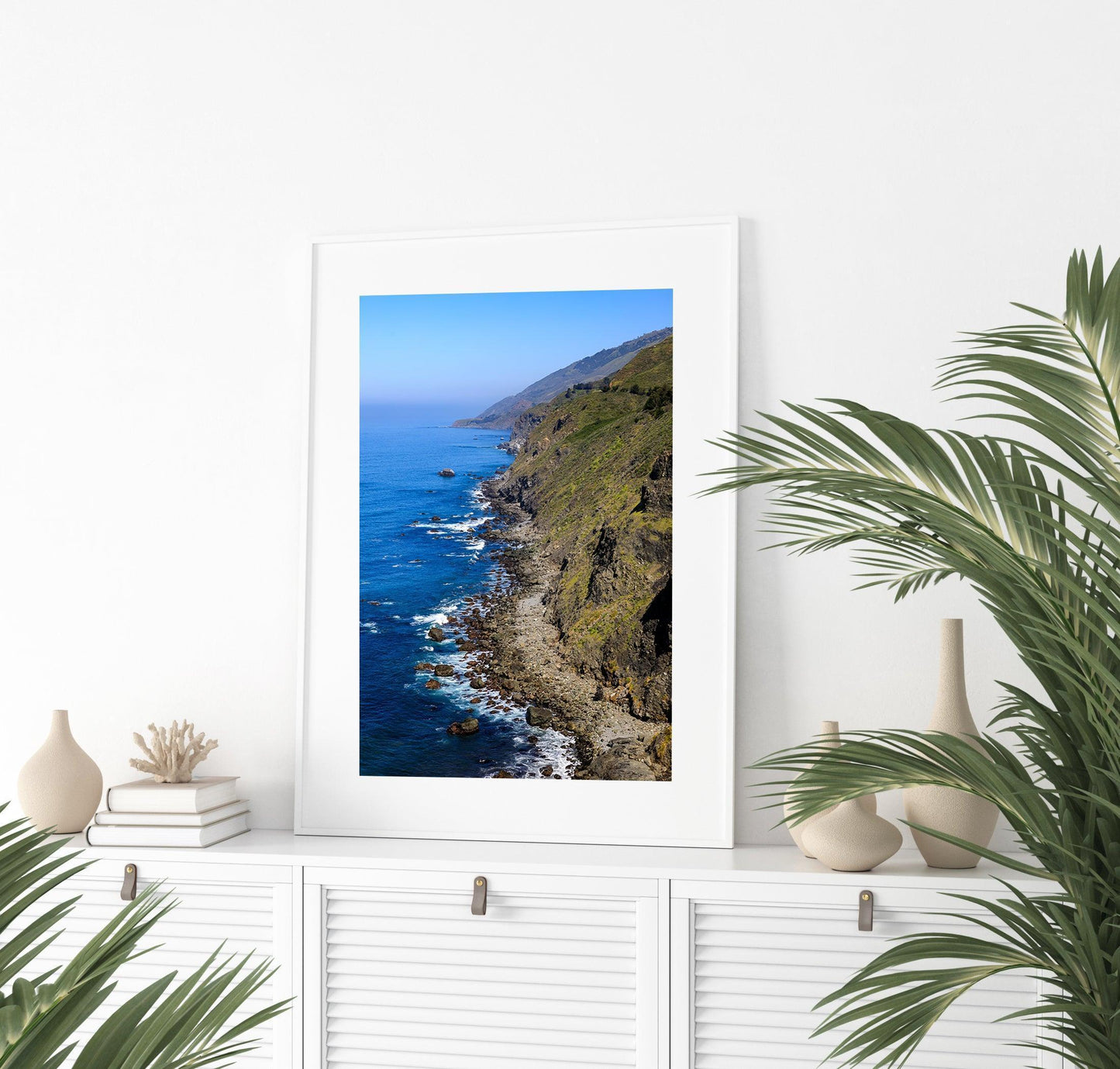 Ragged Point Coastal Cliffs Print - Departures Print Shop