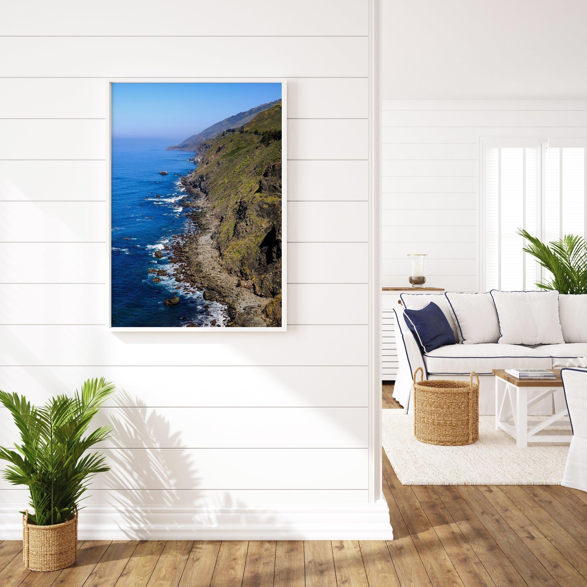 Ragged Point Coastal Cliffs Print - Departures Print Shop