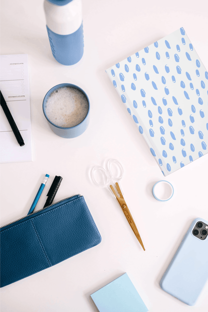 Rain Drops | Polka Dot Notebook - Departures Print Shop