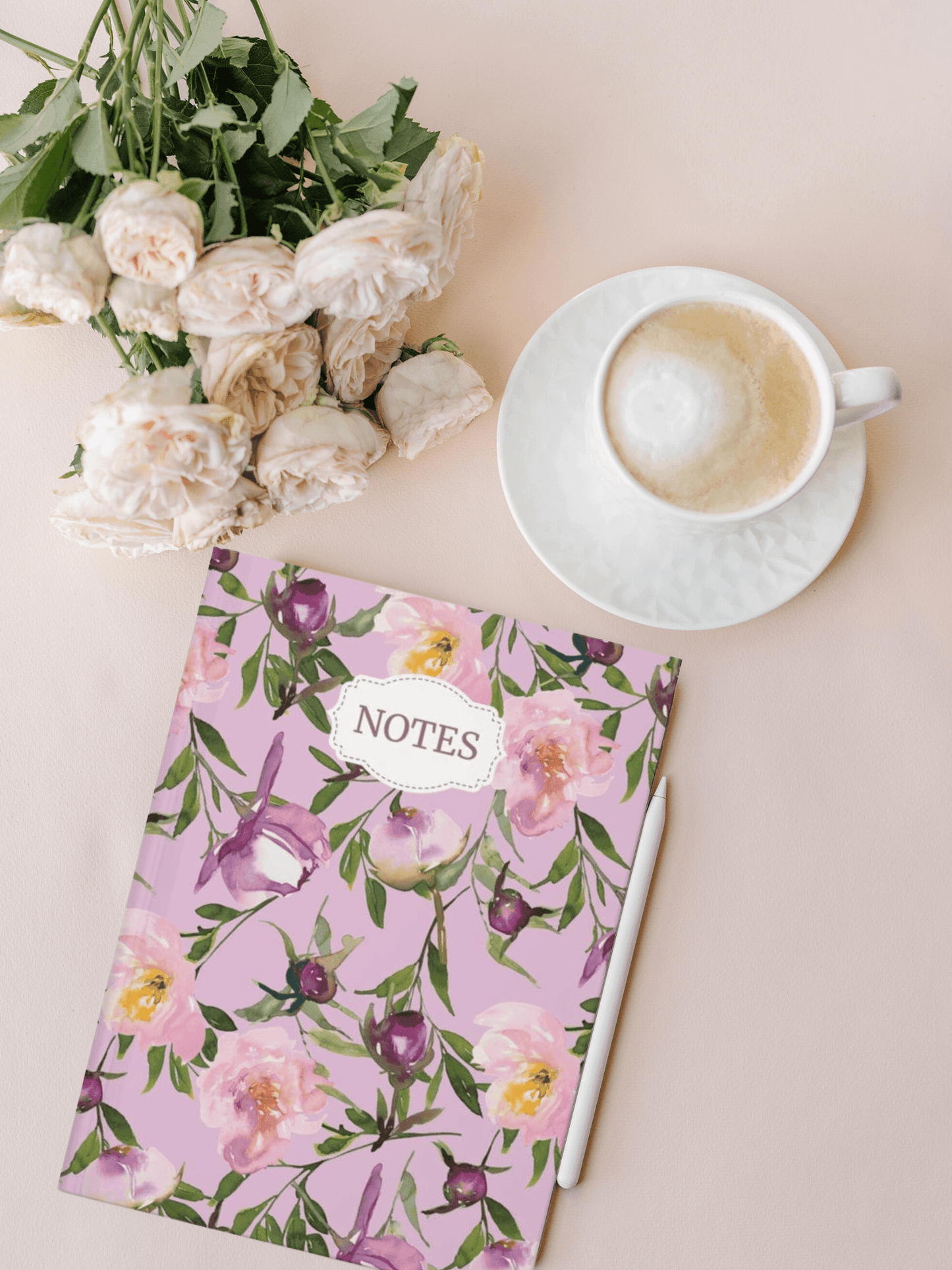 Raleigh | Floral Print Notebook - Departures Print Shop