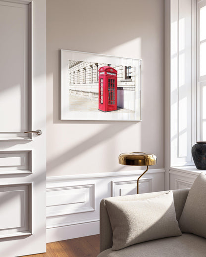 Red Telephone Booth III | London Photography Print - Departures Print Shop