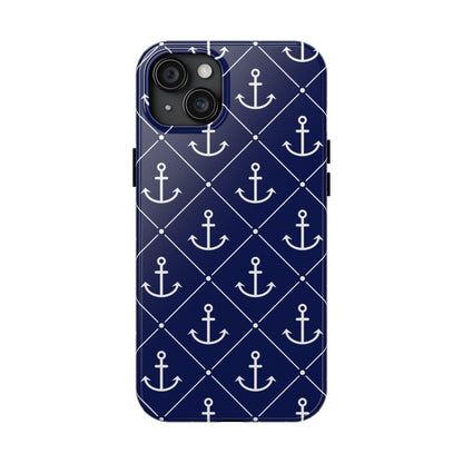 Sail Away Anchor Print Phone Case - Departures Print Shop