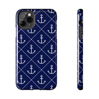 Sail Away Anchor Print Phone Case - Departures Print Shop