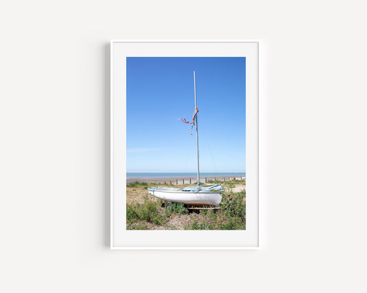 Waiting to Set Sail | Beach Photography Print - Departures Print Shop