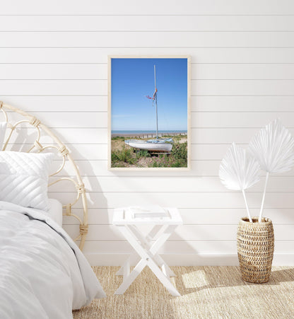 Waiting to Set Sail | Beach Photography Print - Departures Print Shop