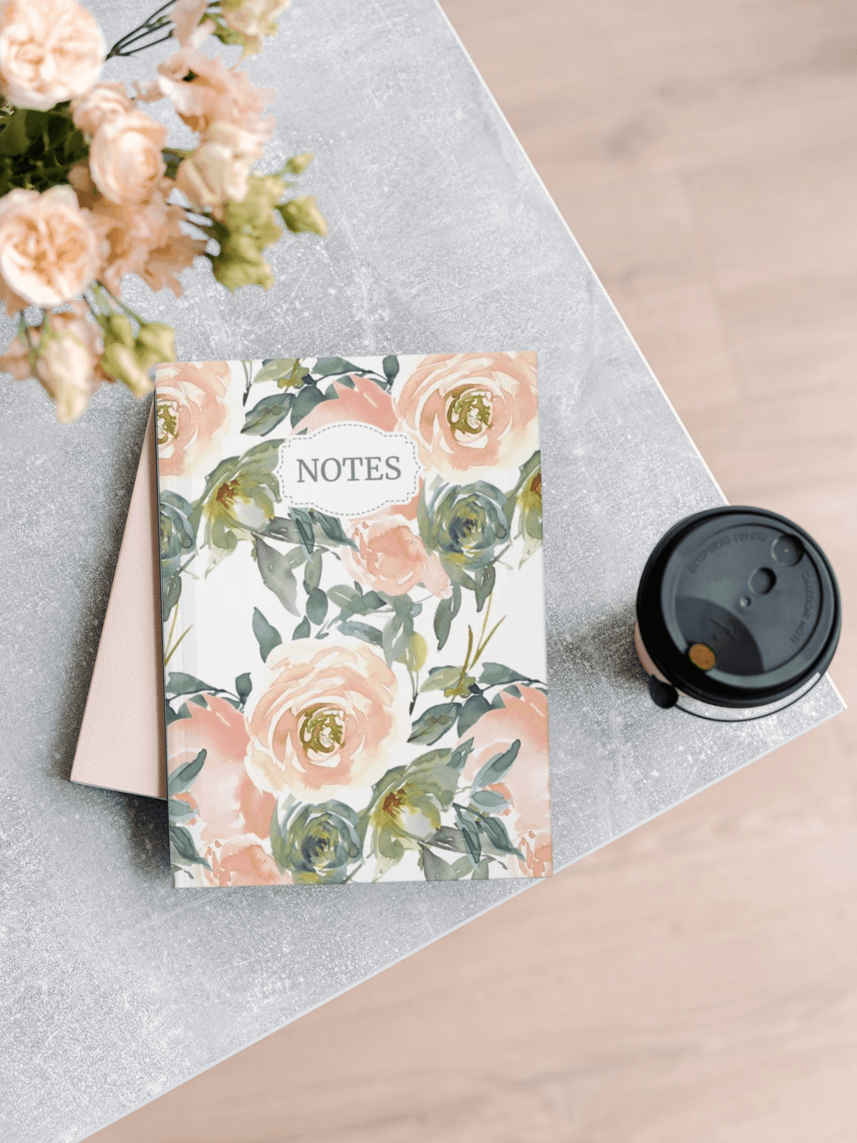 Savannah | Floral Print Hardcover Notebook - Departures Print Shop