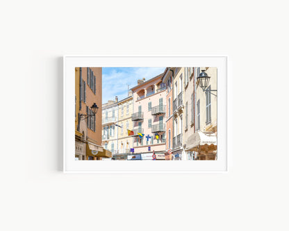 St. Tropez Alleyway | South of France Photography Print - Departures Print Shop