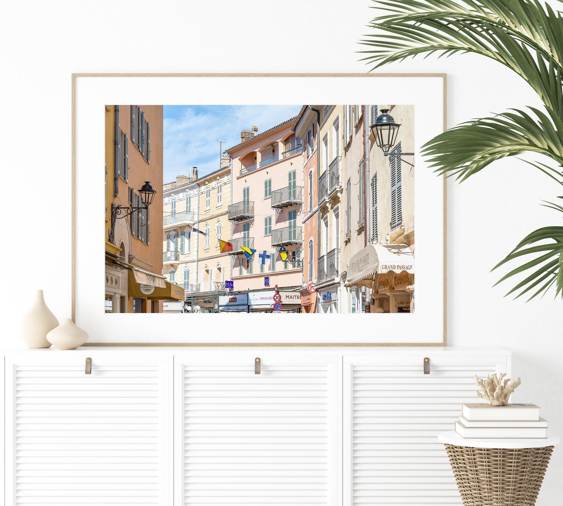 St. Tropez Alleyway | South of France Photography Print - Departures Print Shop