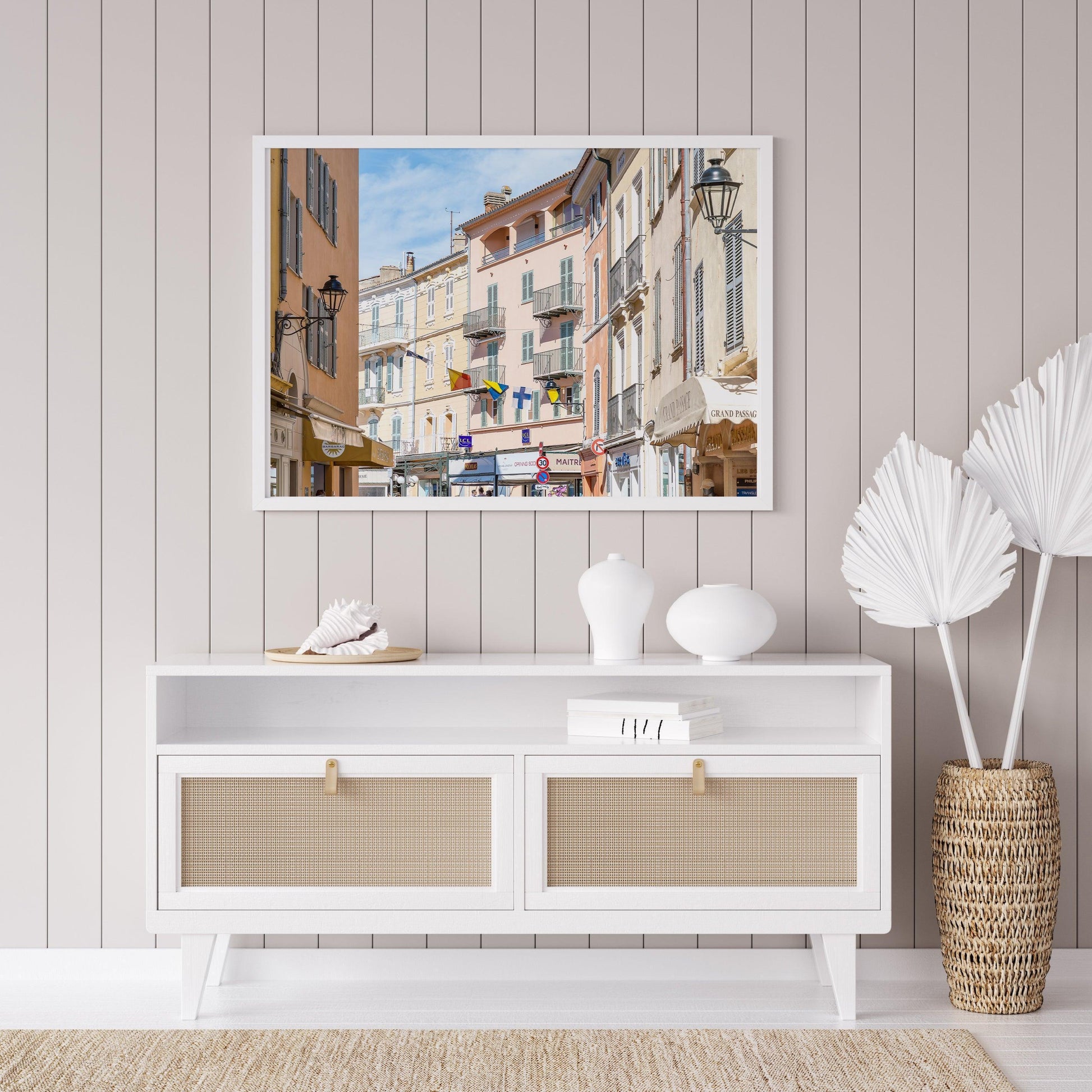 St. Tropez Alleyway | South of France Photography Print - Departures Print Shop