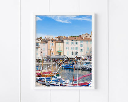 St. Tropez Marina | French Riviera Photography Print - Departures Print Shop