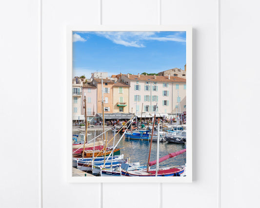 St. Tropez Marina | French Riviera Photography Print - Departures Print Shop