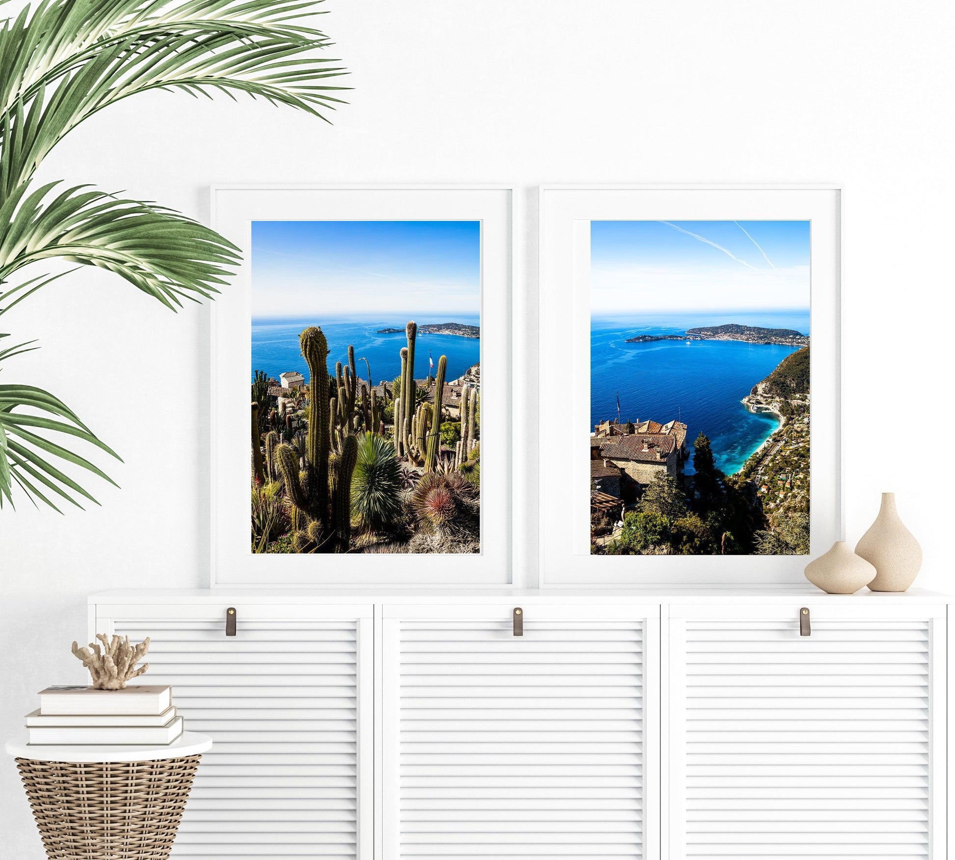 Village of Eze France Print Set - Departures Print Shop