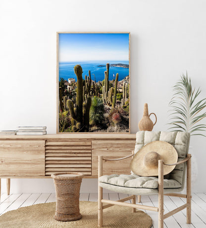 Village of Eze Vista | French Riviera Photography Print - Departures Print Shop