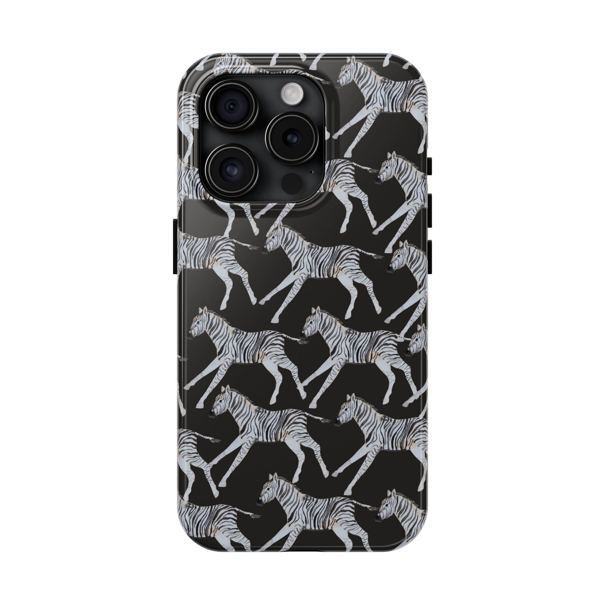 Zebra Print Phone Case - Departures Print Shop