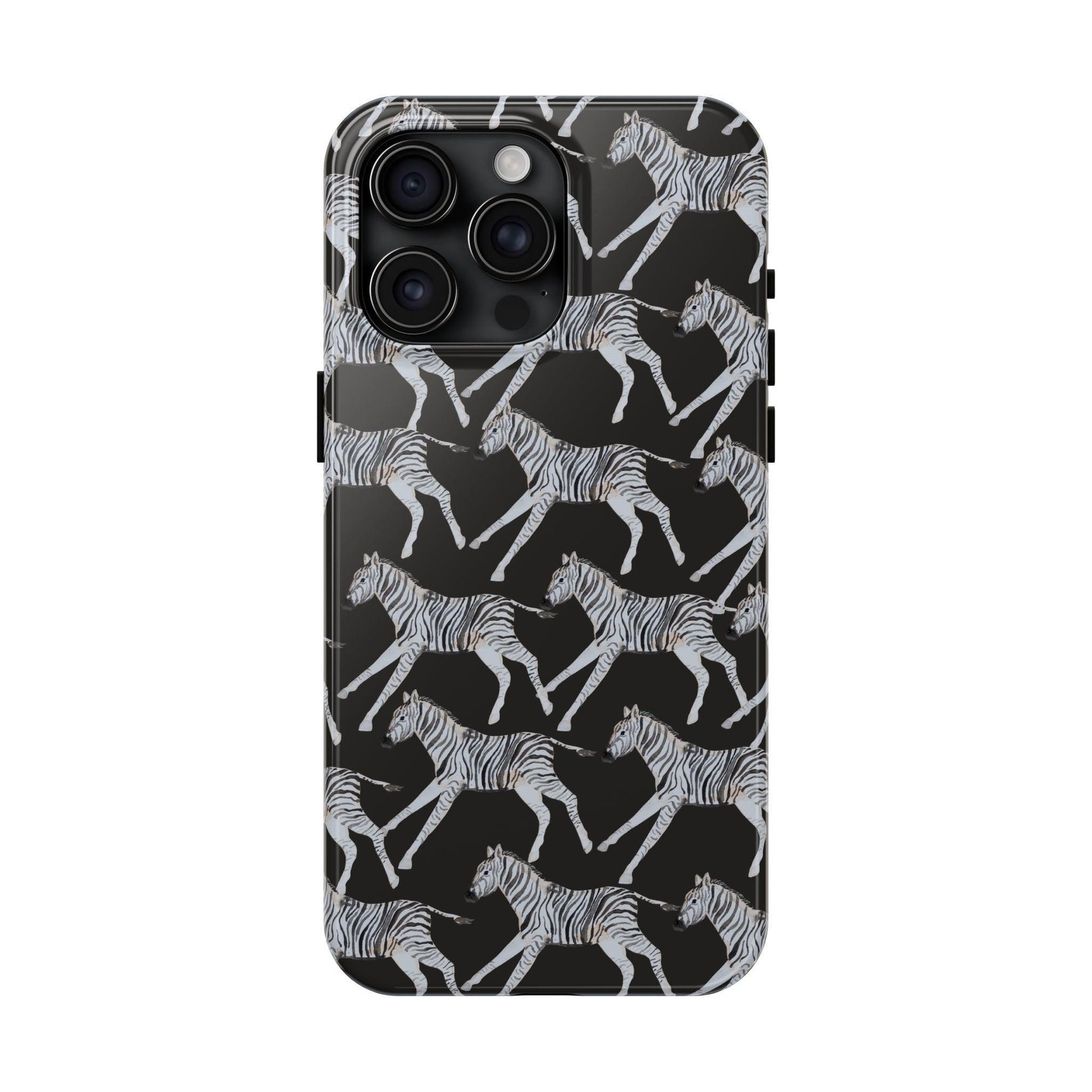 Zebra Print Phone Case - Departures Print Shop