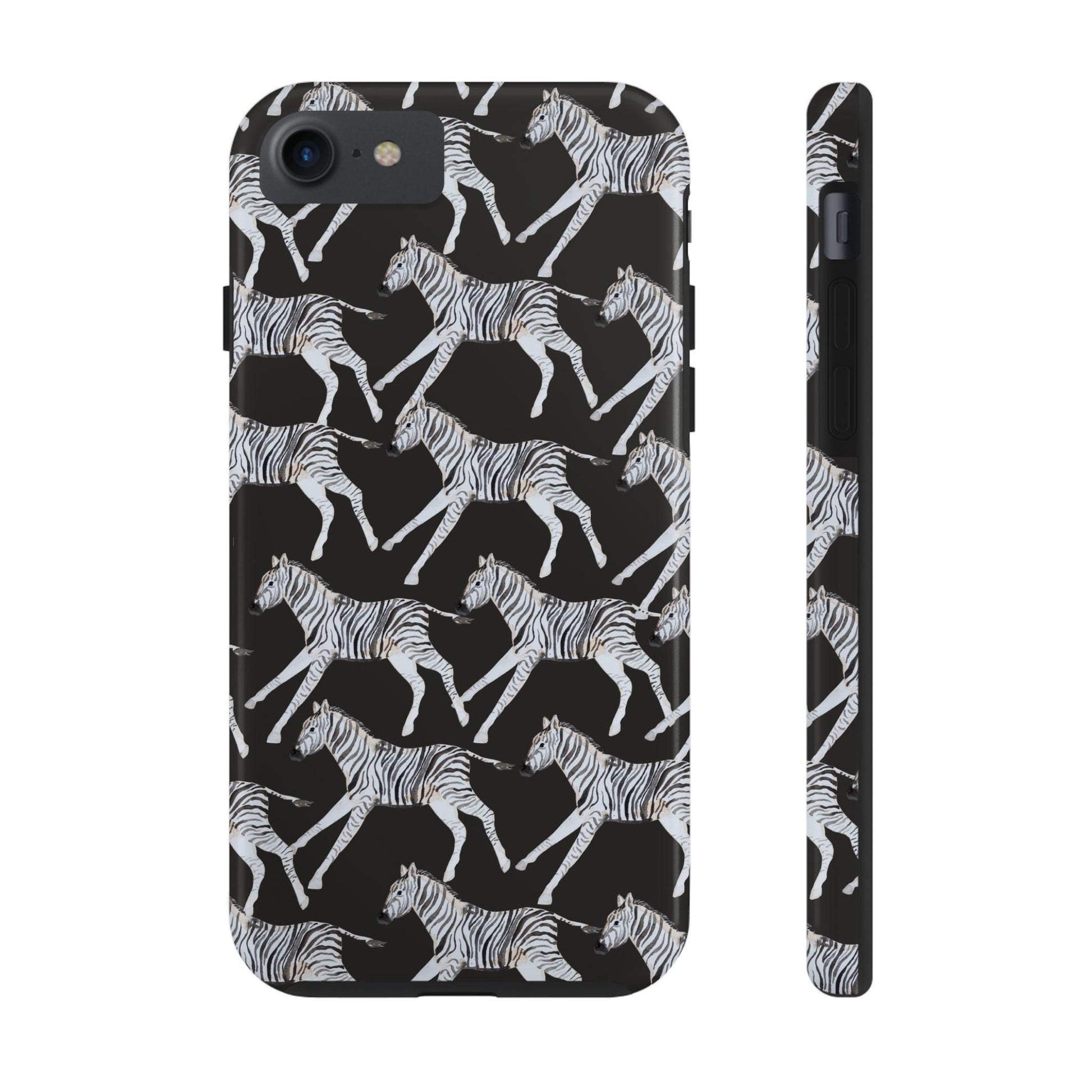 Zebra Print Phone Case - Departures Print Shop