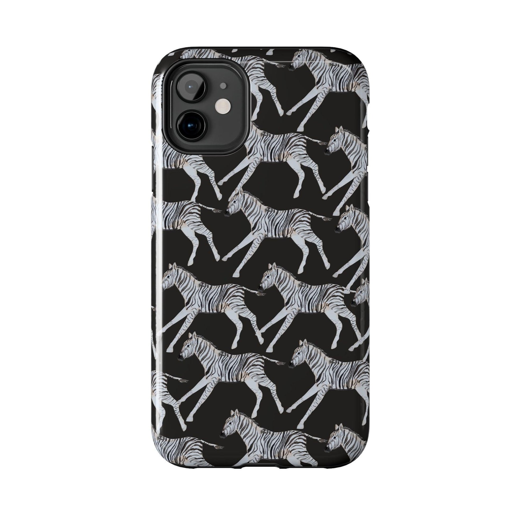 Zebra Print Phone Case - Departures Print Shop