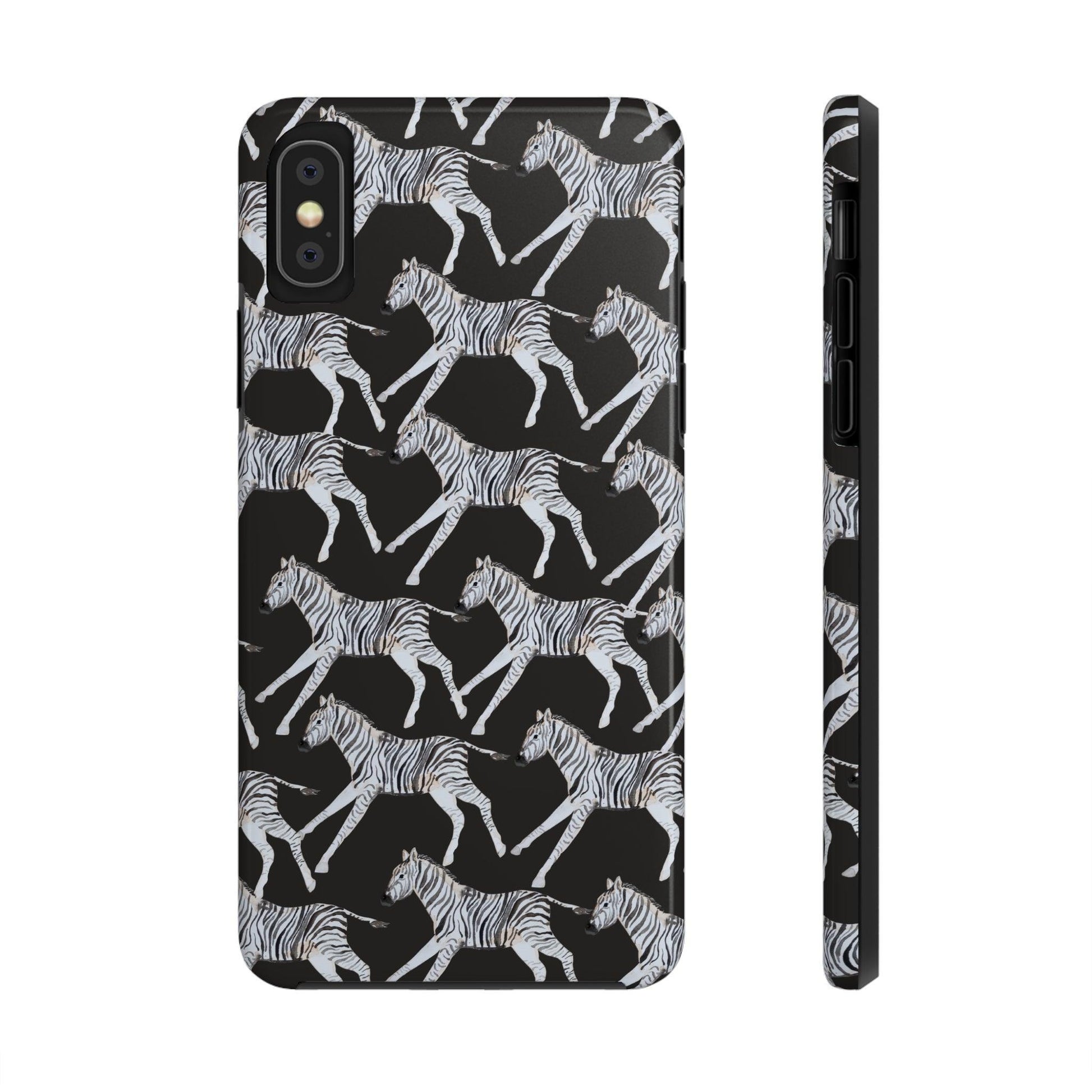 Zebra Print Phone Case - Departures Print Shop