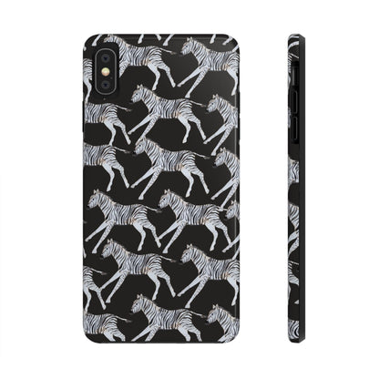 Zebra Print Phone Case - Departures Print Shop