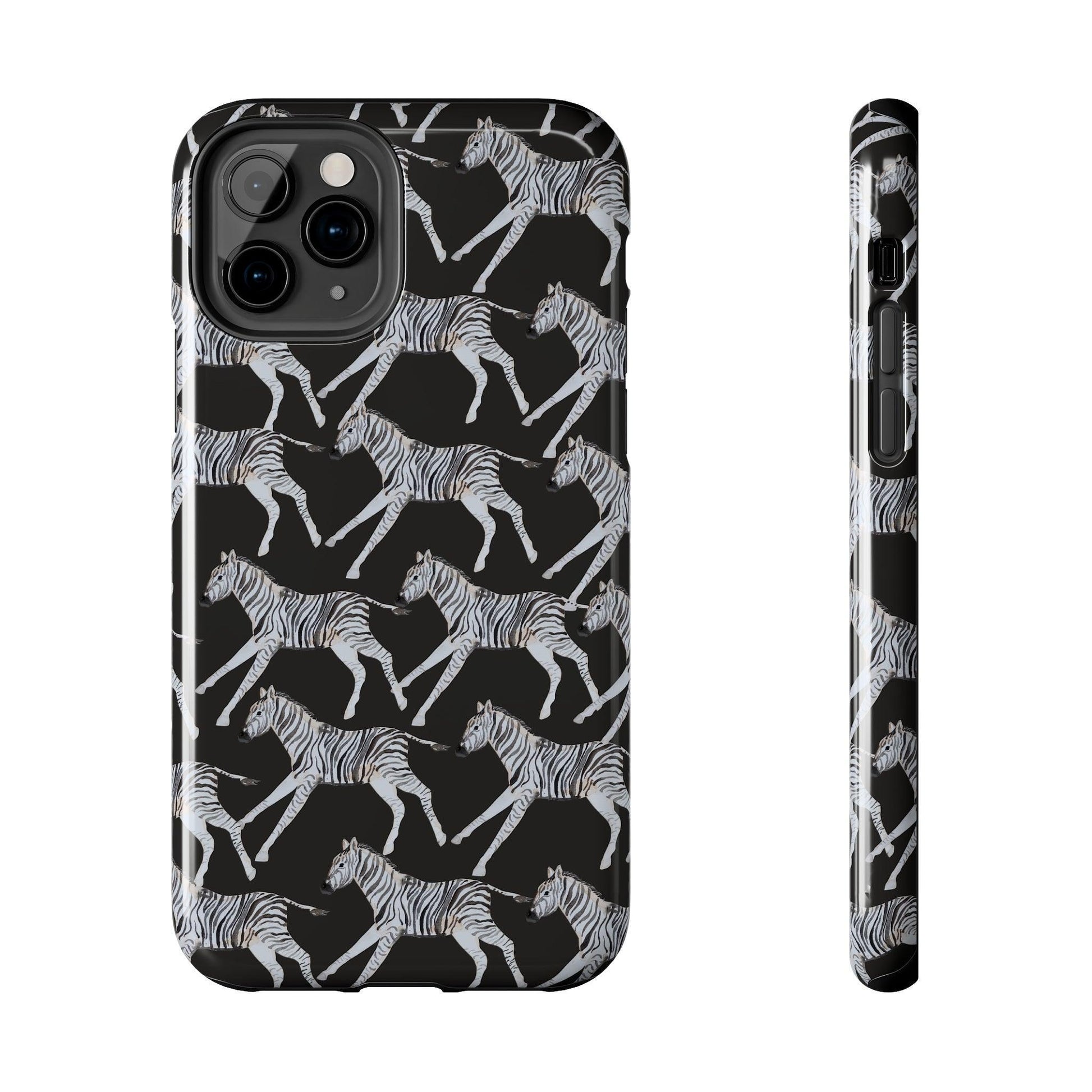 Zebra Print Phone Case - Departures Print Shop