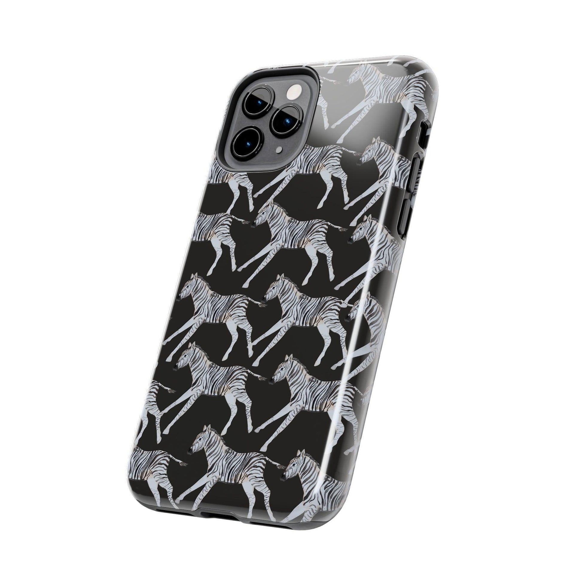 Zebra Print Phone Case - Departures Print Shop