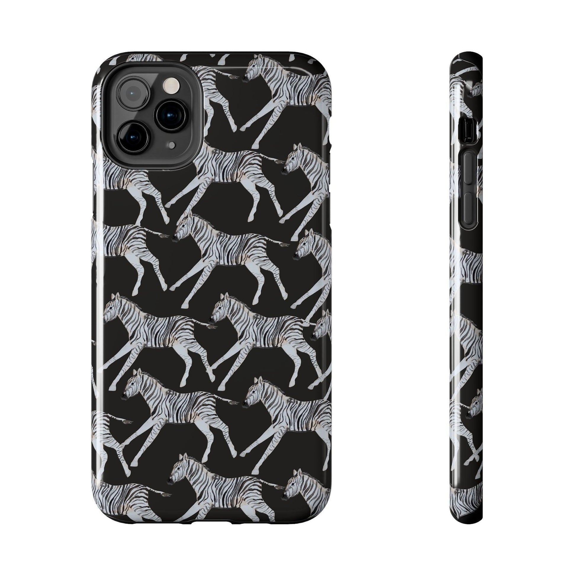 Zebra Print Phone Case - Departures Print Shop