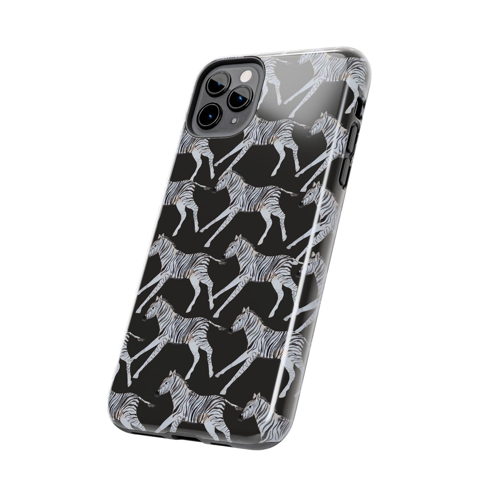 Zebra Print Phone Case - Departures Print Shop