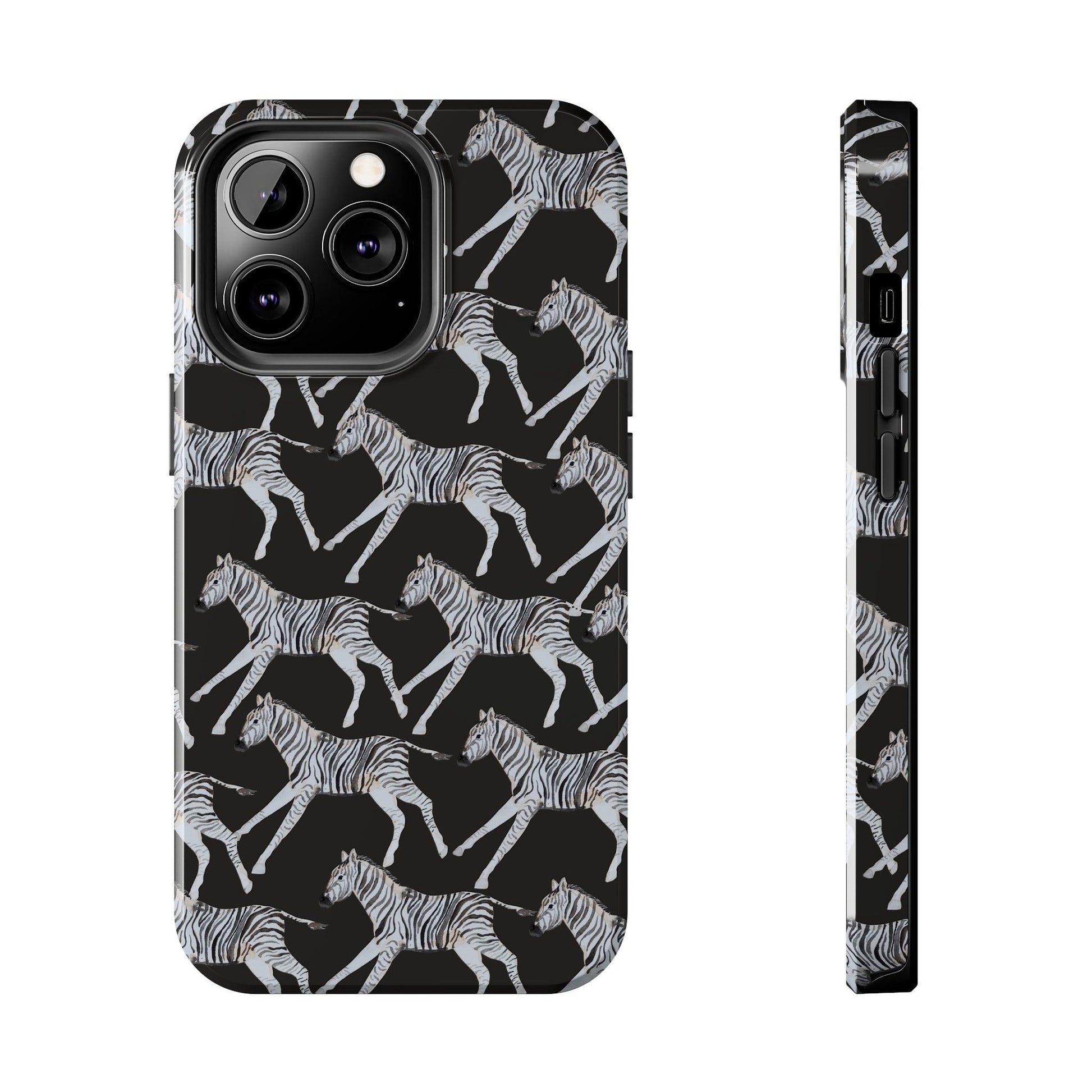 Zebra Print Phone Case - Departures Print Shop