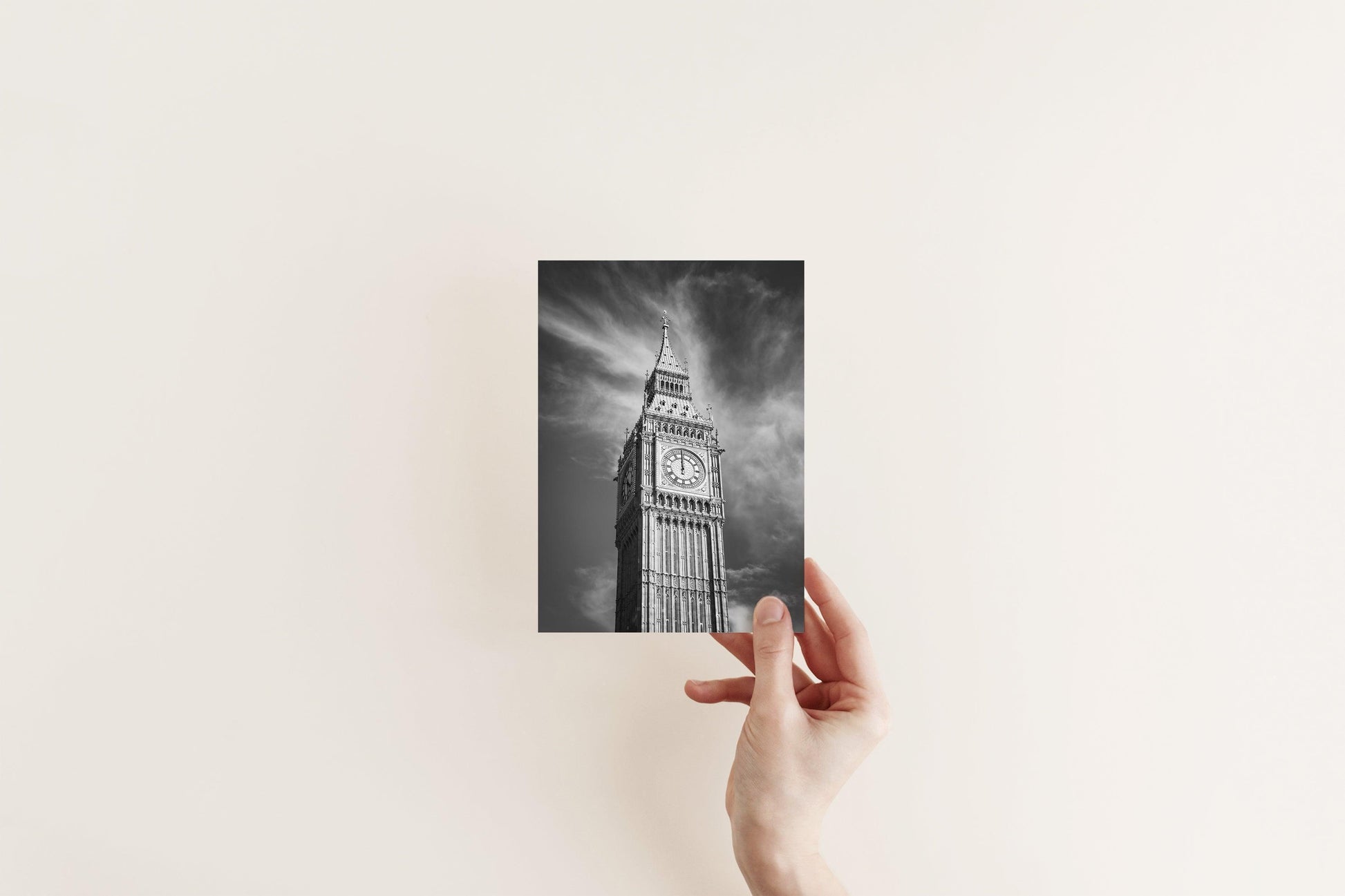 Black and White Big Ben | London Print - Departures Print Shop
