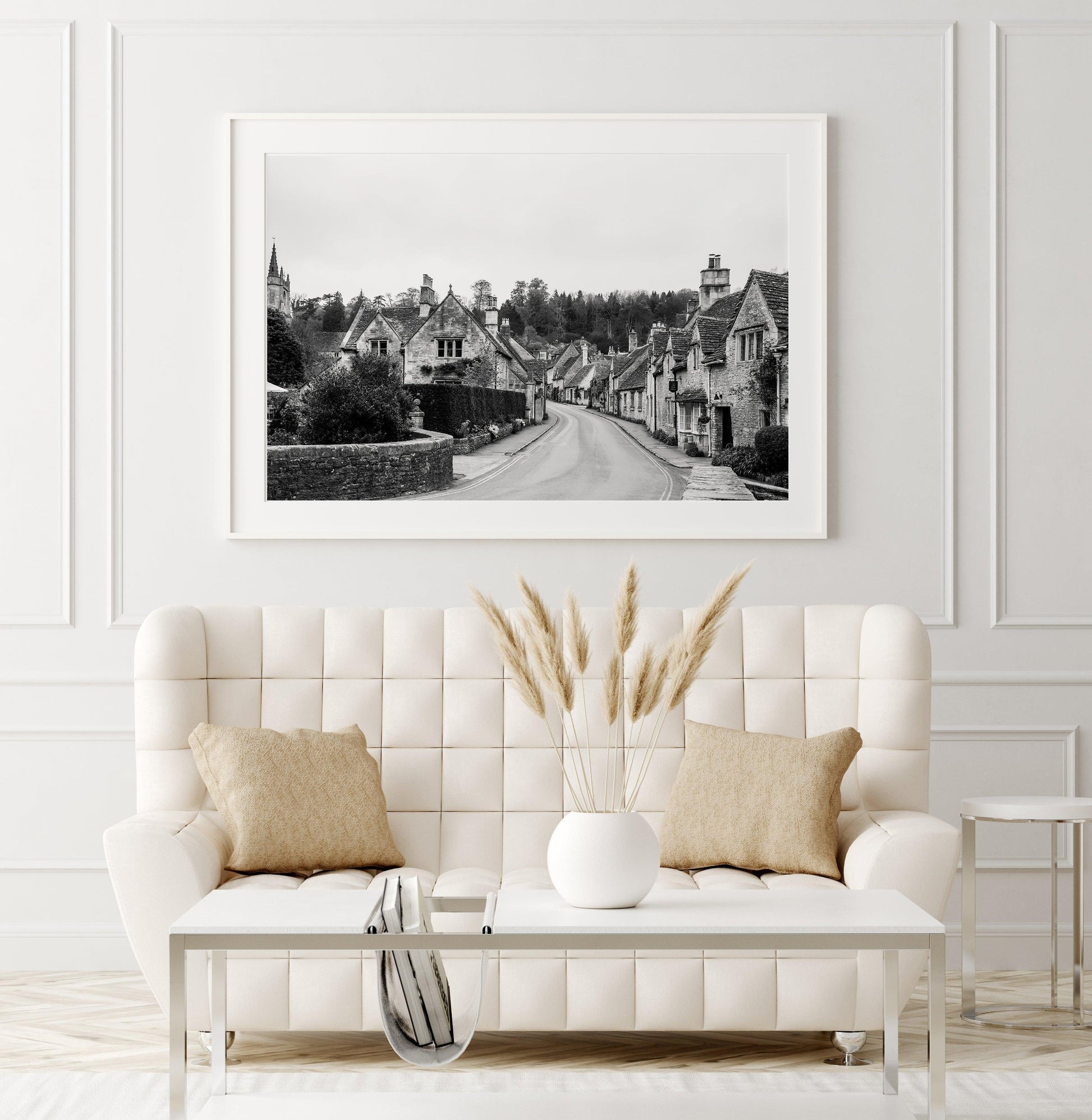 B&W Castle Combe | England Print - Departures Print Shop