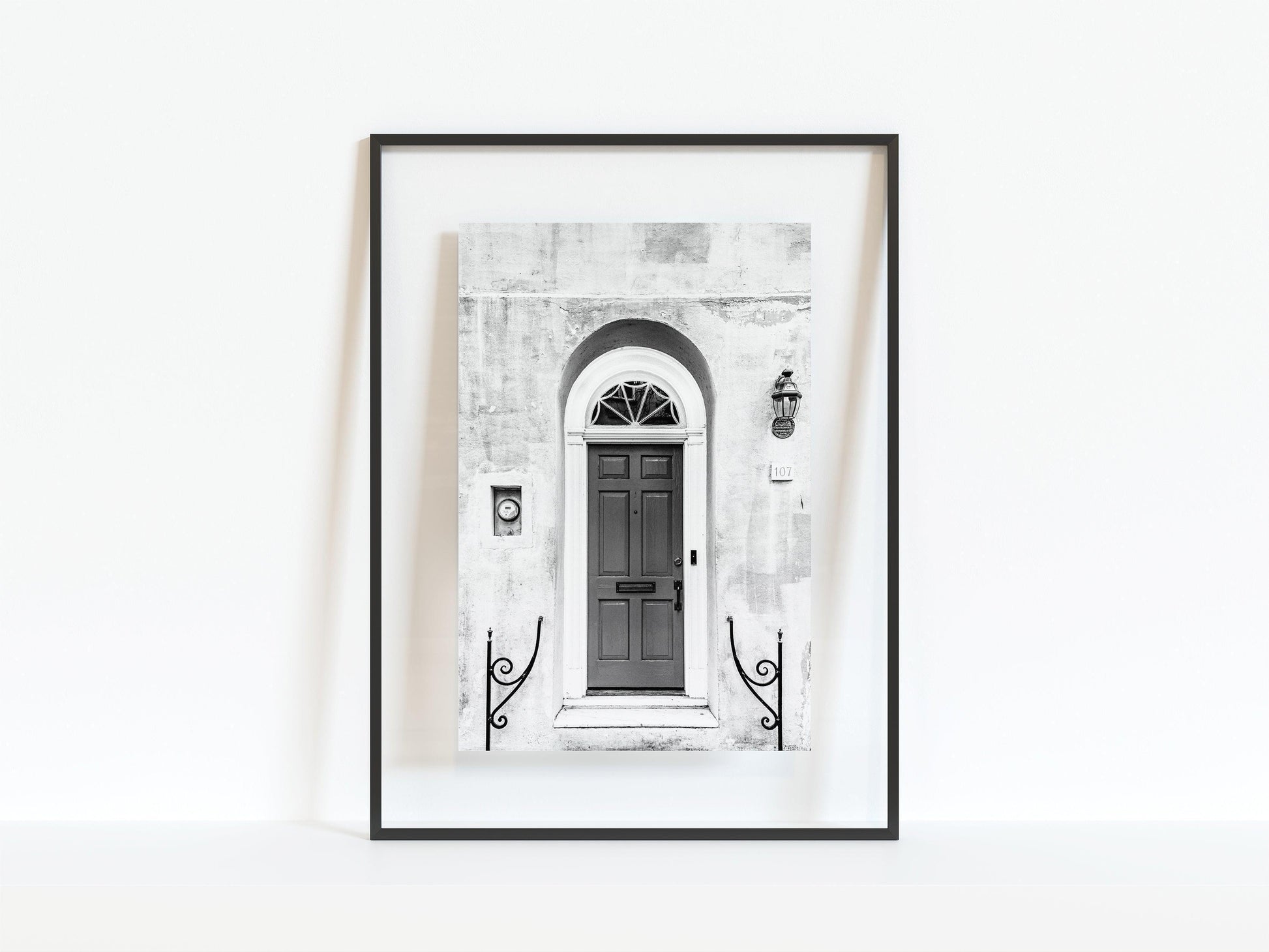 B&W Doors | Charleston Print - Departures Print Shop