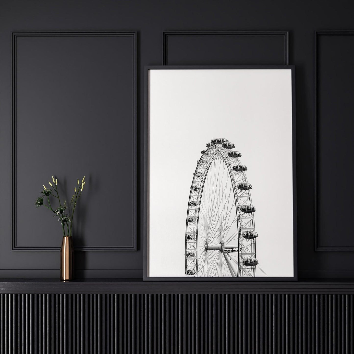 B&W London Eye IV | London Print - Departures Print Shop