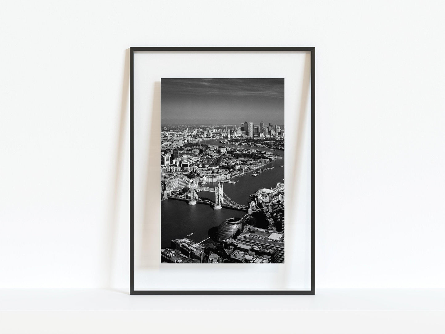 B&W London Skyline | London Print - Departures Print Shop