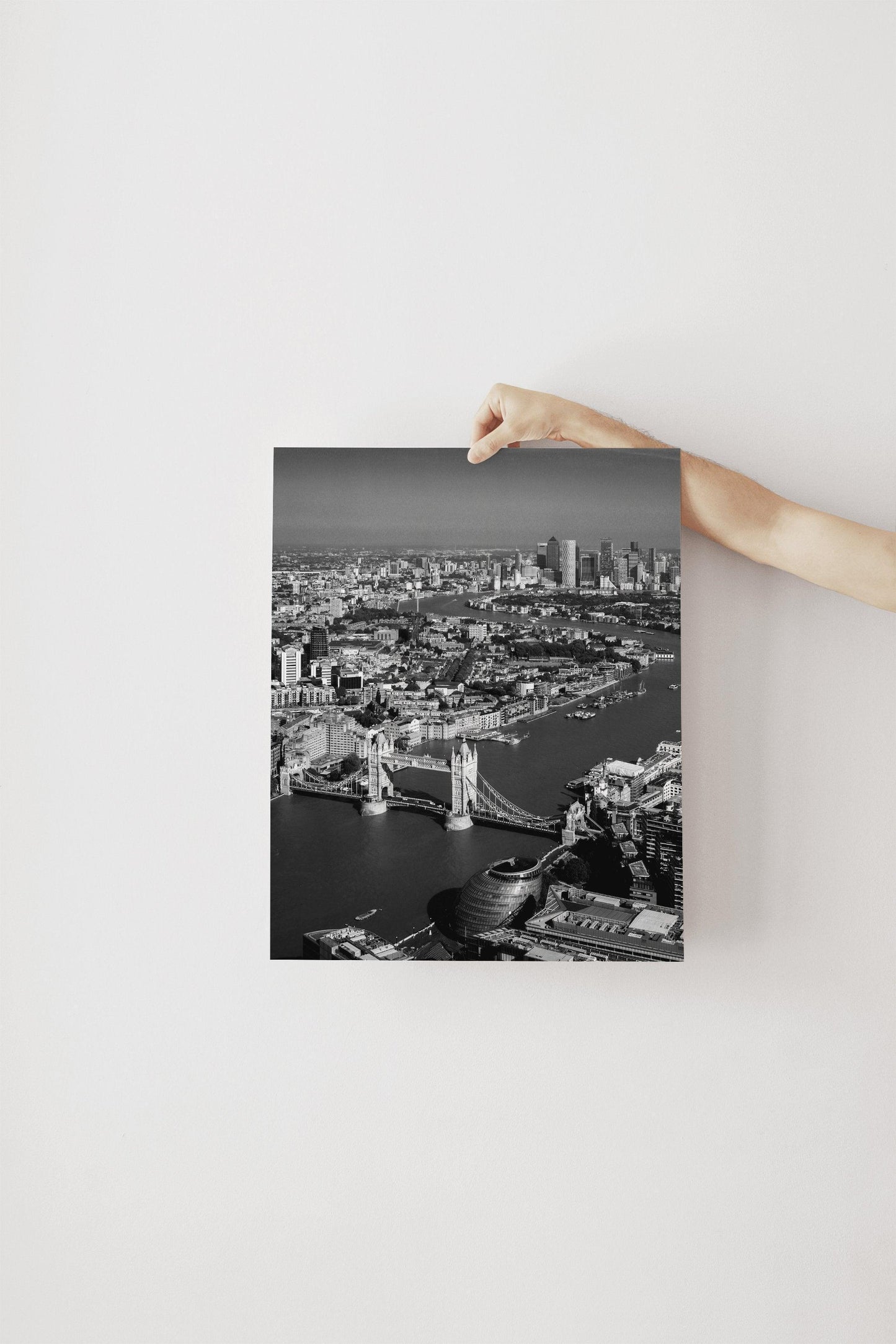 B&W London Skyline | London Print - Departures Print Shop