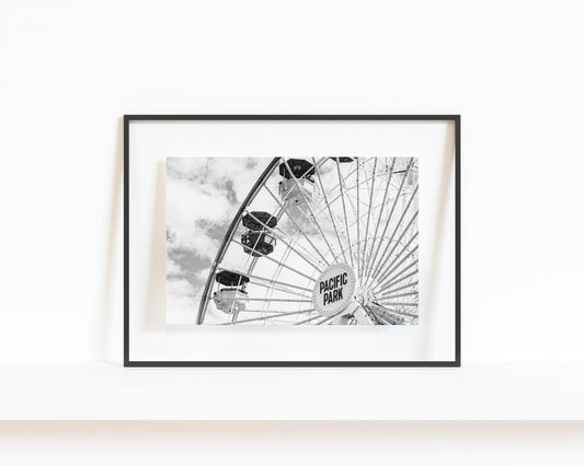 Pacific Park Ferris Wheel | Santa Monica Pier Print - Departures Print Shop