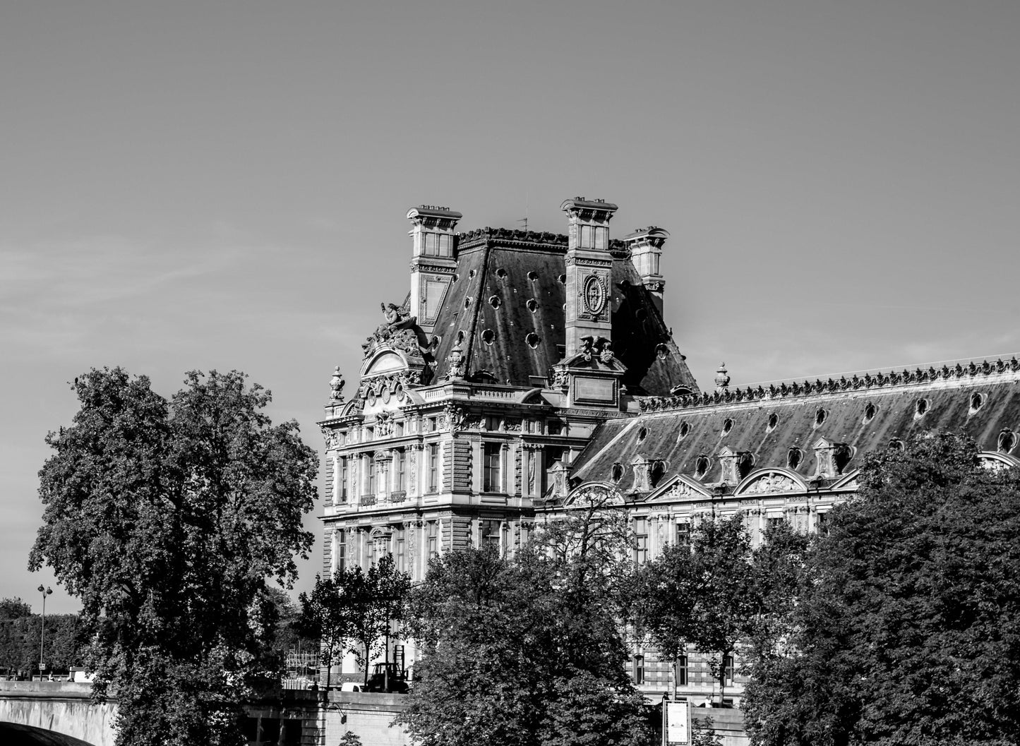 B&W Paris In The Fall | Paris Print - Departures Print Shop