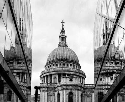 B&W St. Paul's Cathedral II | London Print - Departures Print Shop