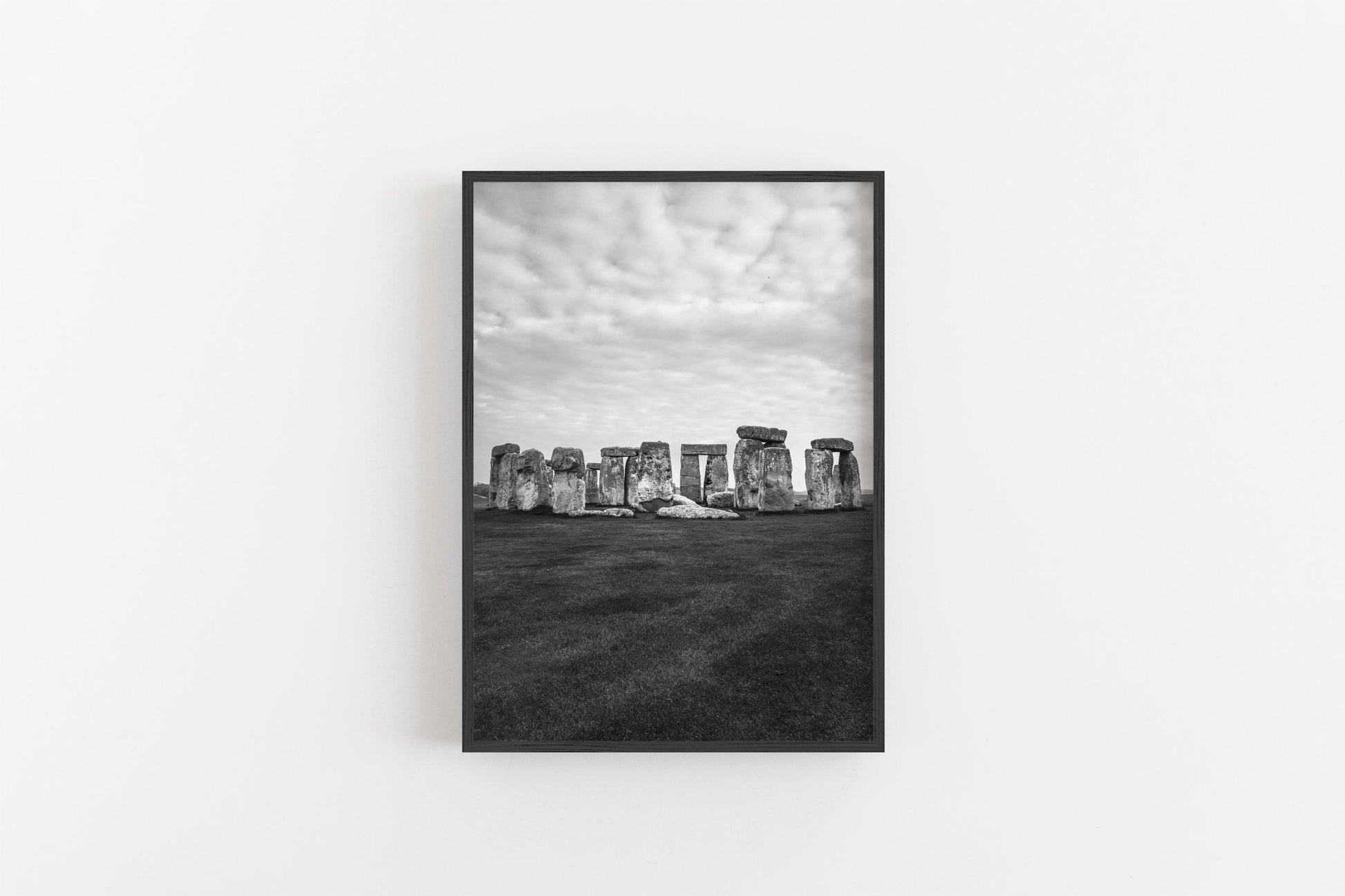 B&W Stonehenge II | United Kingdom Print - Departures Print Shop