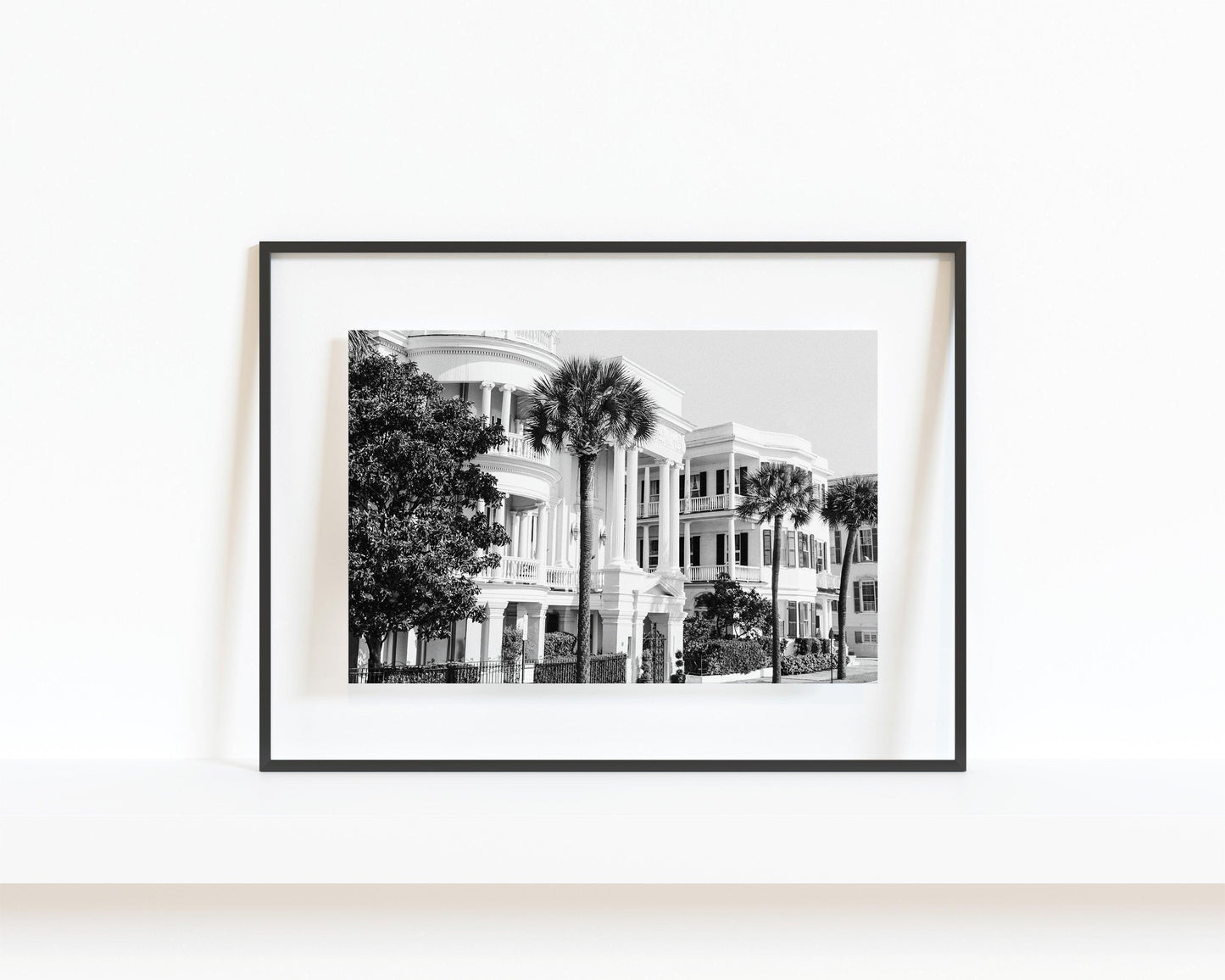 B&W The Battery | Charleston Print - Departures Print Shop
